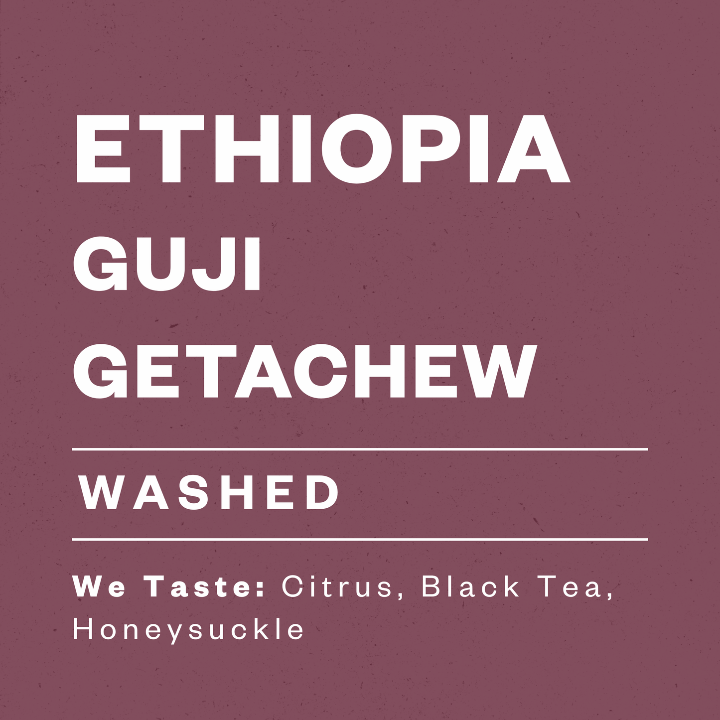 Ethiopia Guji Getachew